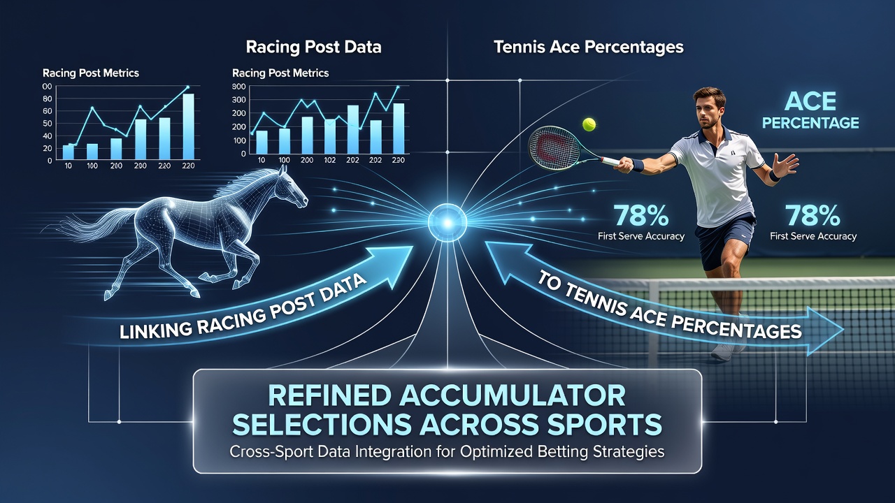 Racing Post charts alongside tennis court statistics displayed on analytical dashboards
